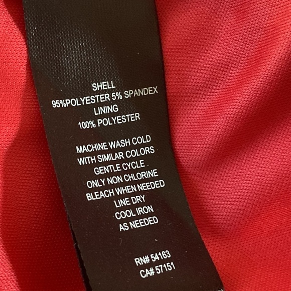 Jessica Howard Pink Orange Ruffle Sleeves Mini Dress size 14 - Picture 5 of 6